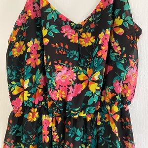 Full Tilt floral hi-low dress. Size M.